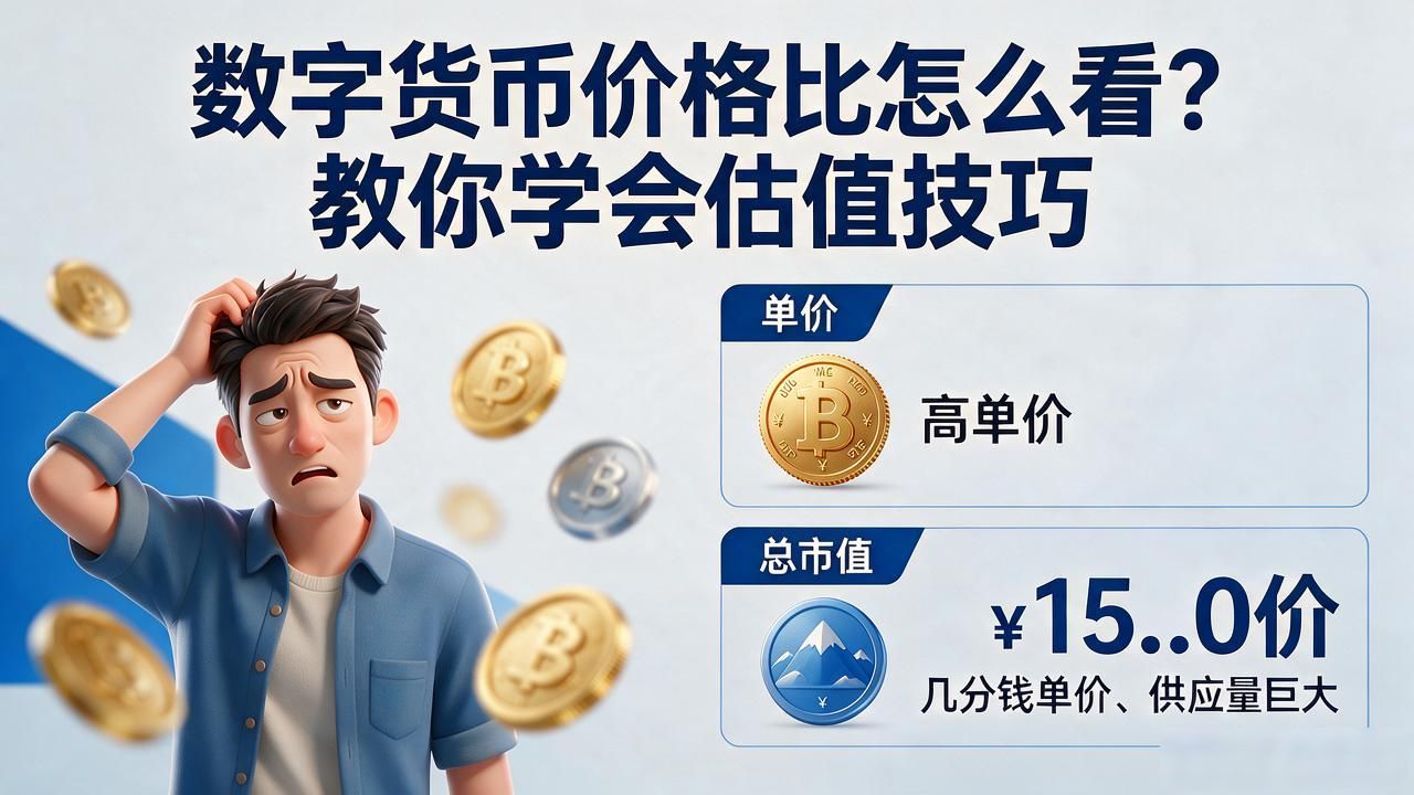 数字货币价格比怎么看？教你学会估值技巧