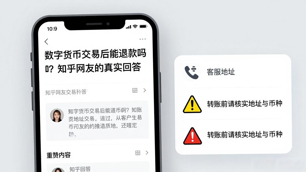 数字货币交易后能退款吗？知乎网友的真实回答