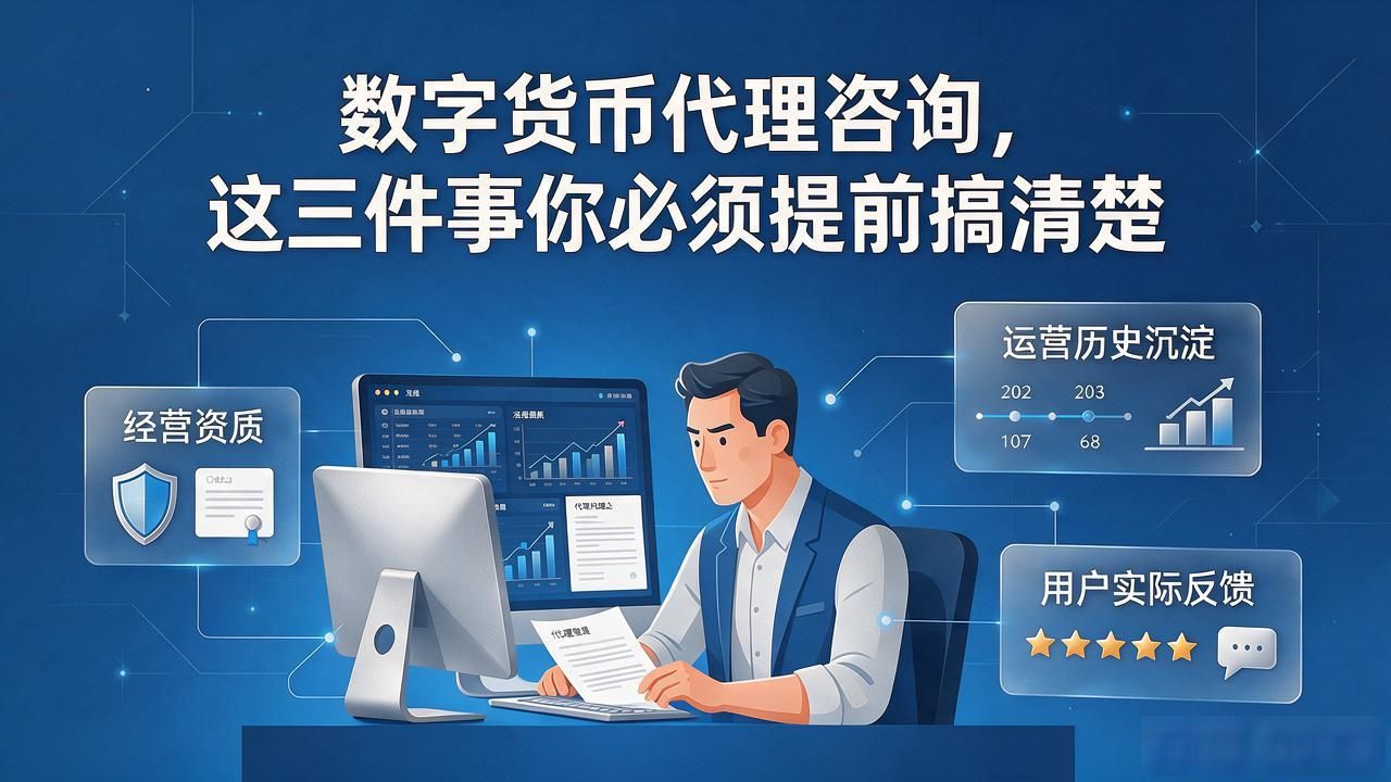 数字货币代理咨询，这三件事你必须提前搞清楚