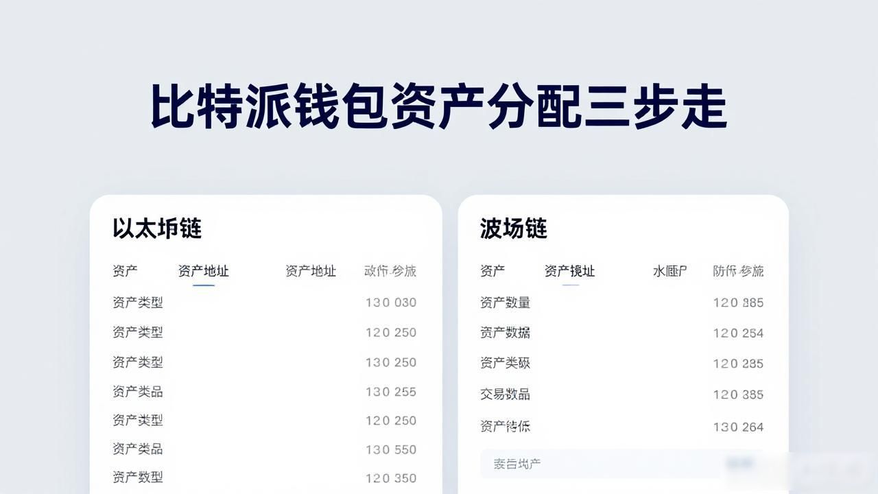 比特派钱包资产分配三步走