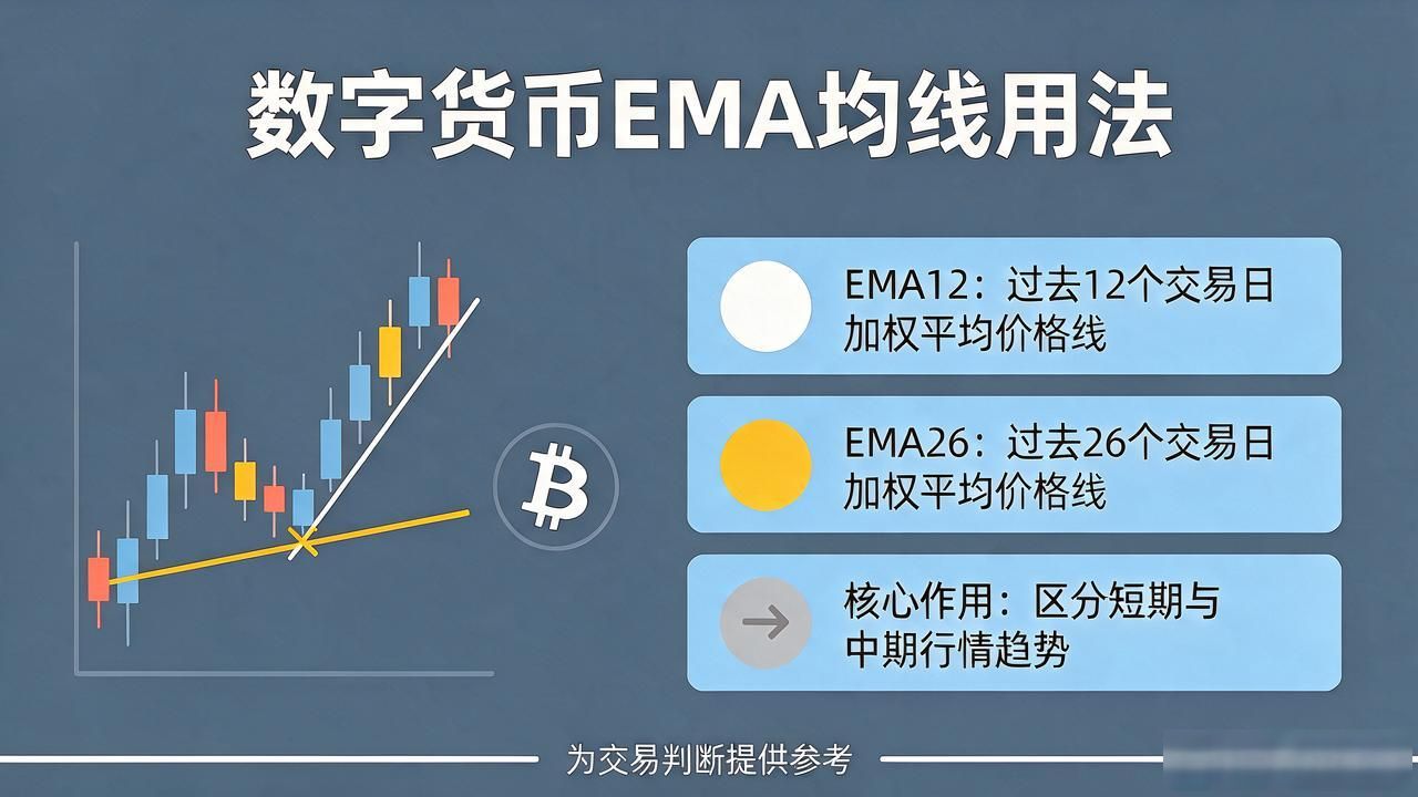 数字货币EMA是哪条线？一文看懂指数均线用法