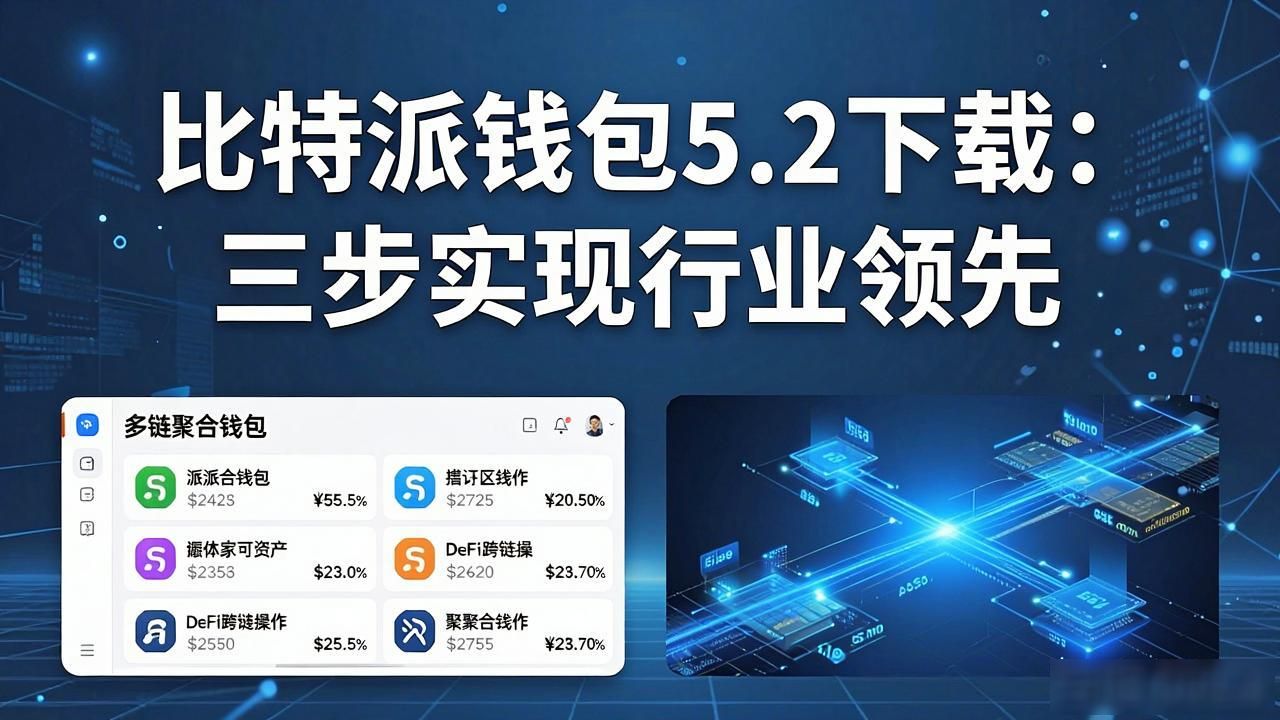 比特派钱包5.2下载:三步实现行业领先