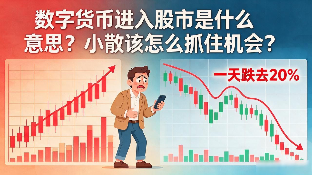 数字货币进入股市是什么意思?小散该怎么抓住机会