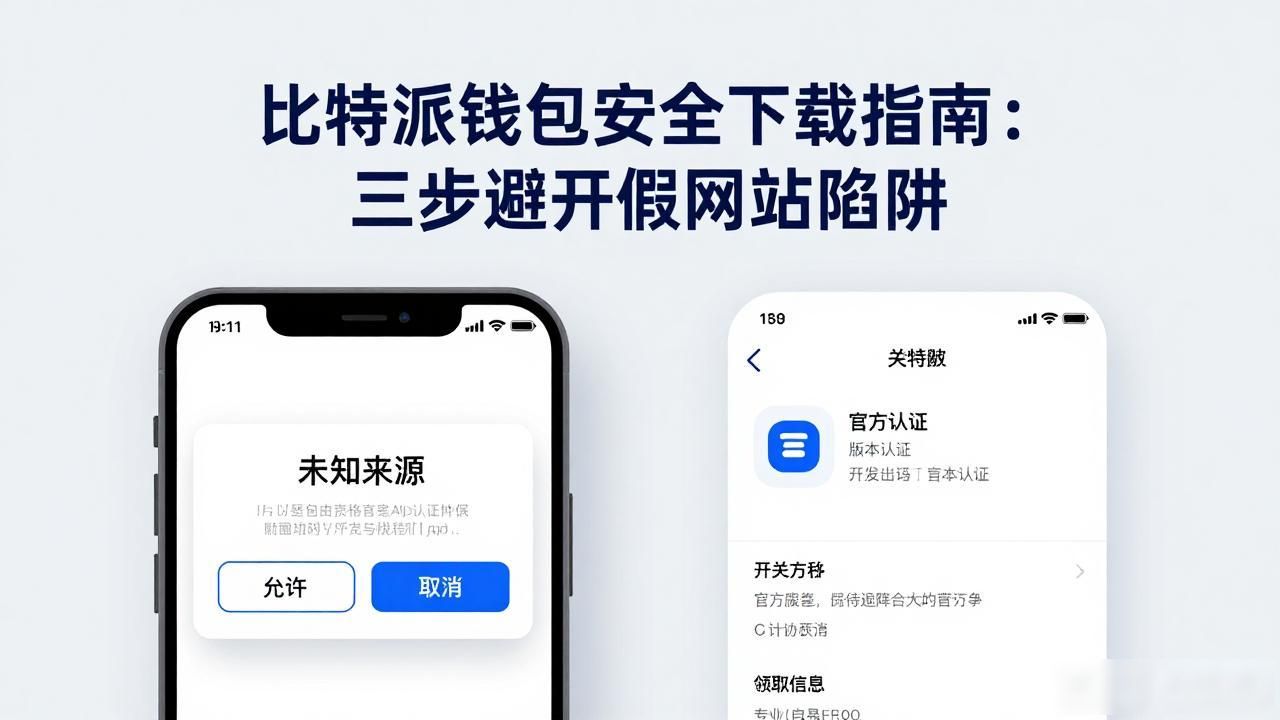 比特派钱包安全下载指南:三步避开假网站陷阱