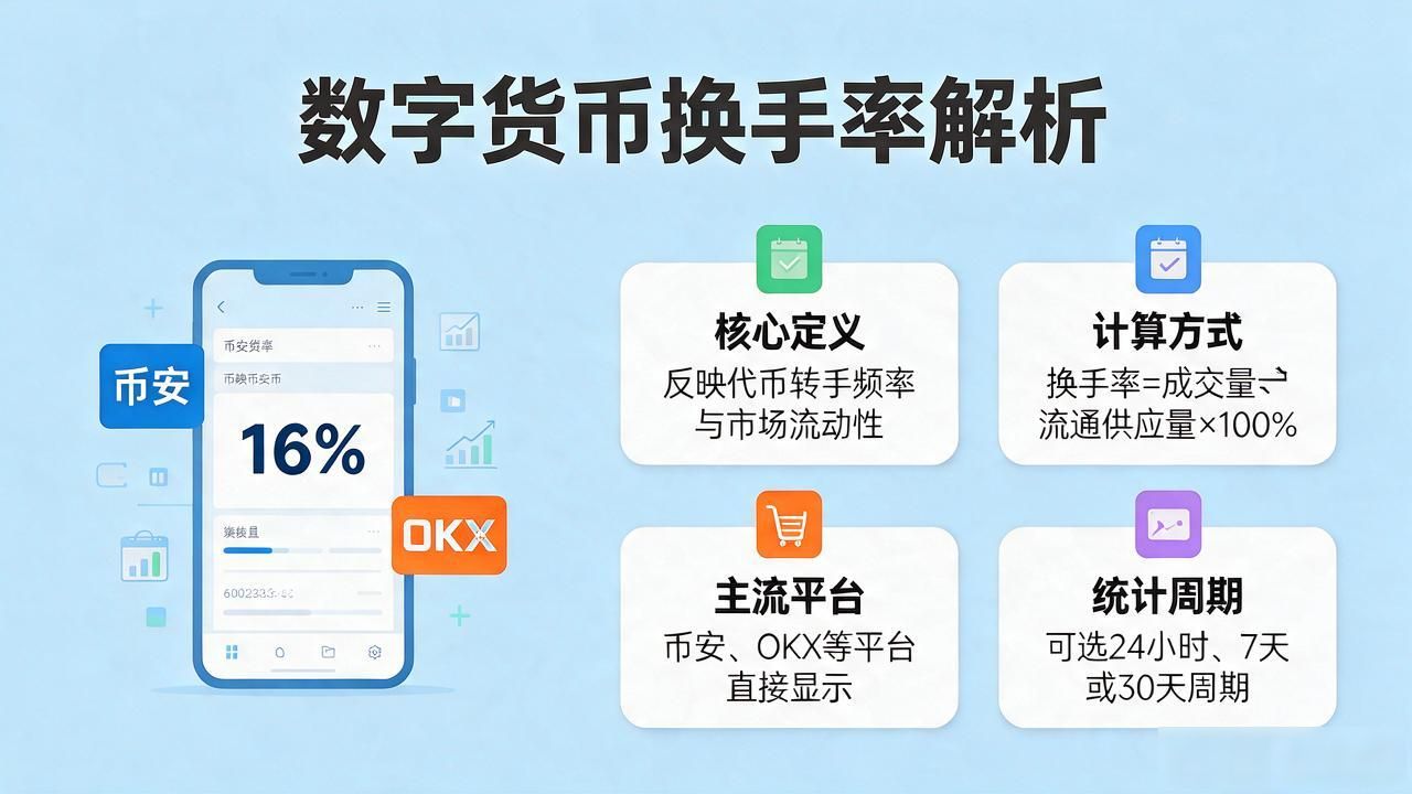 数字货币换手率是什么 怎么算怎么用